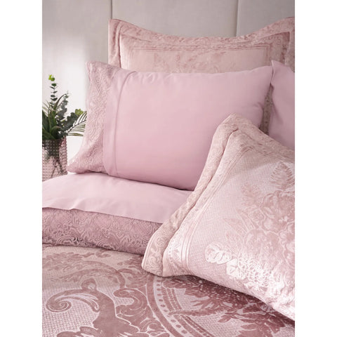 Parure de lit Karaca Home Victoria pour lit double, 7 pièces, rose