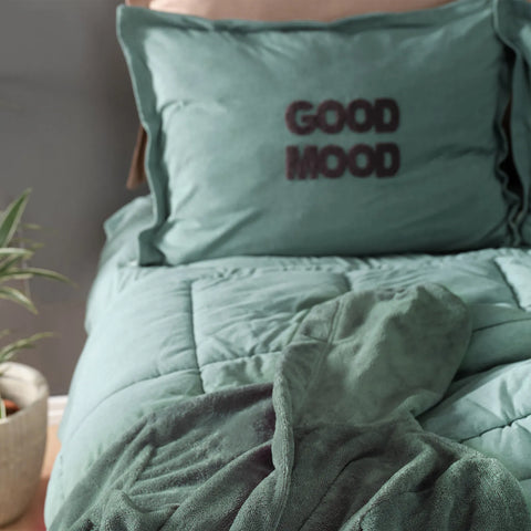 MOTTO PETROL DOUBLE COTTON COMFORT SET
