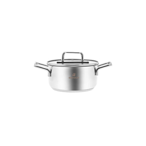 Batterie de cuisine Karaca Arya en acier taille moyenne, 6 pièces