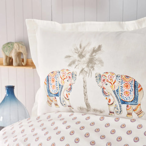 Parure de lit Karaca Home Nepal avec housse de couette 100 % coton pour lit double, couette et cadeau, rose