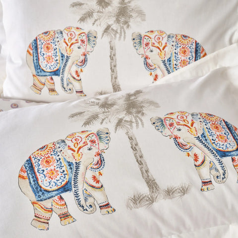 Parure de lit Karaca Home Nepal avec housse de couette 100 % coton pour lit double, couette et cadeau, rose