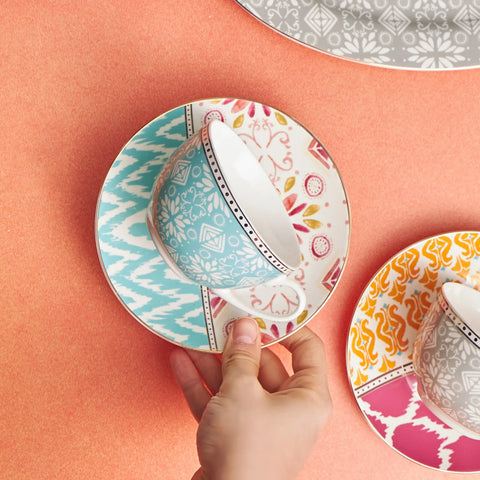 KARACA IBIZA 6 KİŞİLİK ÇAY S, MULTICOLOR