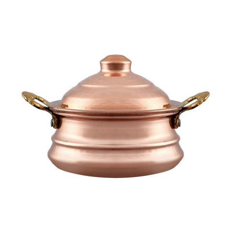 Mini faitout Karaca Alacahoyuk en cuivre, 8 cm