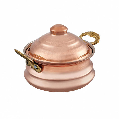 Mini faitout Karaca Alacahoyuk en cuivre, 8 cm