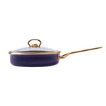 Batterie de cuisine Karaca Piraye en émail, 3 pièces, bleu marine