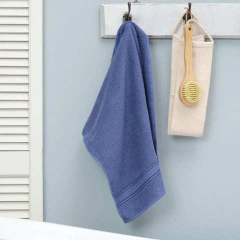 Serviette pour le visage Karaca Home Daily Soft 100% coton, 50x90 cm, indigo