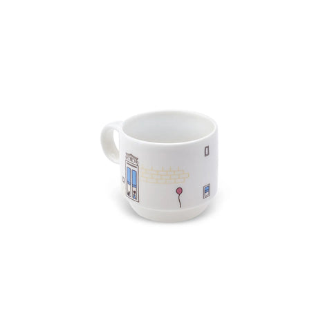Tasse à thé avec support Karaca Melody, 4 pièces