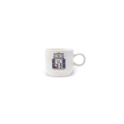 Tasse à thé avec support Karaca Melody, 4 pièces
