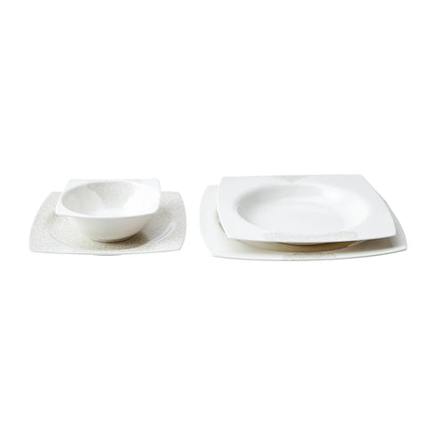 Service de table Karaca Flava pour 6 personnes, 24 pièces, porcelaine 