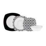 Service de table en porcelaine Karaca Monochrome pour 6 personnes, 24 pièces