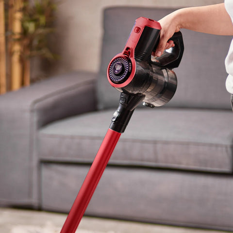 Aspirateur balai Karaca Vantuz Slim X10 sans fil, rouge