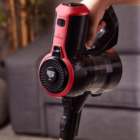 Aspirateur balai Karaca Vantuz Slim X10 sans fil, rouge