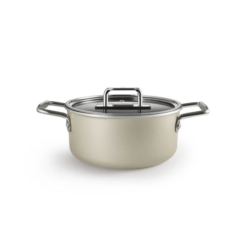 Batterie de cuisine Karaca Mastermaid Bio Diamond, 9 pièces, couleur crème