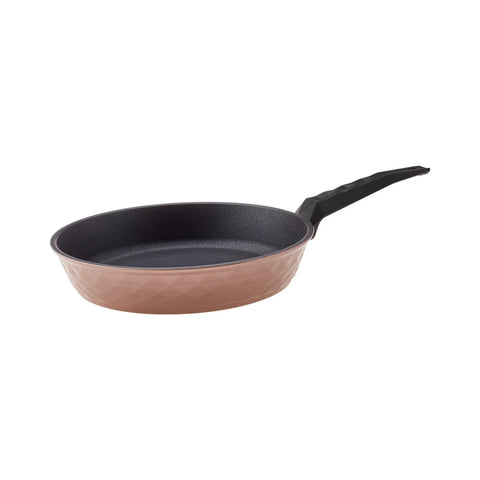 Batterie de cuisine Karaca Bio Diamond compatible induction avec poignées antibactériennes, 7 pièces, couleur or rose
