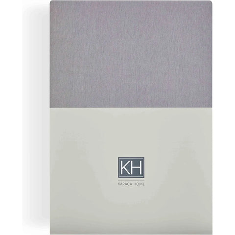 KH JERSEY FITTED SHEE, 90X200+30 CM, GRİ