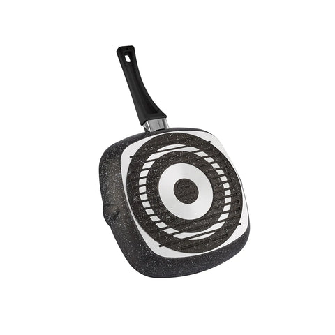 Poêle à griller et wok Karaca Defne Biogranit, noir