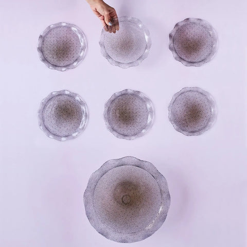 KARACA TUGİ 7 PARÇA PASTA/TATLI S, PEMBE