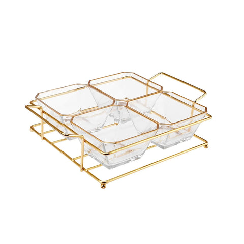 KARACA ELLIS 5 PARÇA KAHVALTILIK, GOLD