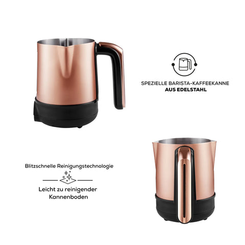 Machine à café turc parlante Karaca Hatır Barista Pro, couleur bronze