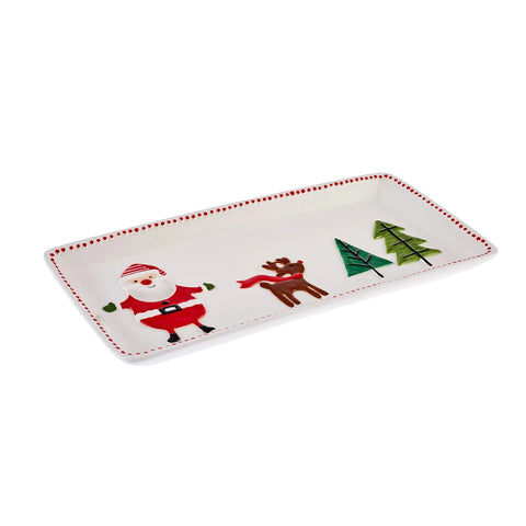 Assiette de présentation Karaca Nouvel An Père Noël, 29 cm