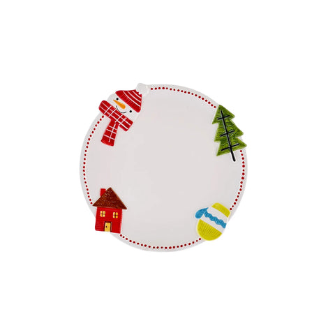 Assiette à dessert Karaca Nouvel An Père Noël, 21 cm