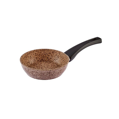 Batterie de cuisine Karaca Biogranit taille mini bois/pierre, 5 pièces