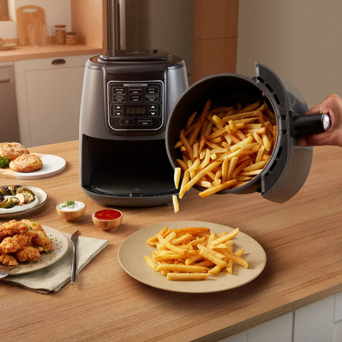 Karaca Air Cook Köz XL Airfryer Space, gris et noir
