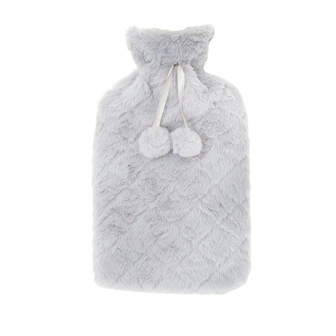 Bouillotte Karaca Home en peluche, gris