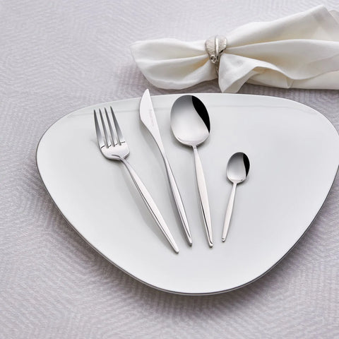 Ensemble de couverts Karaca Lizbon pour 4 personnes,16 pièces, argent 