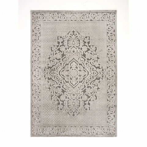 KASMIR HALI 7/24 QUEEN, 160X230 CM, GRİ