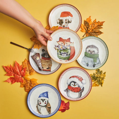 Assiettes à dessert Karaca Bonitos, 6 pièces, 21 cm