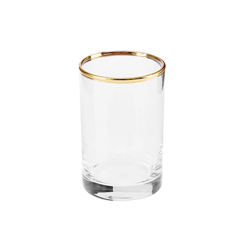 Verres Karaca Gizem pour accompagner le café, pour 6 personnes, or