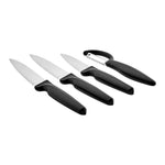 Ensemble de couteaux Dr Inox 4 pièces, noir