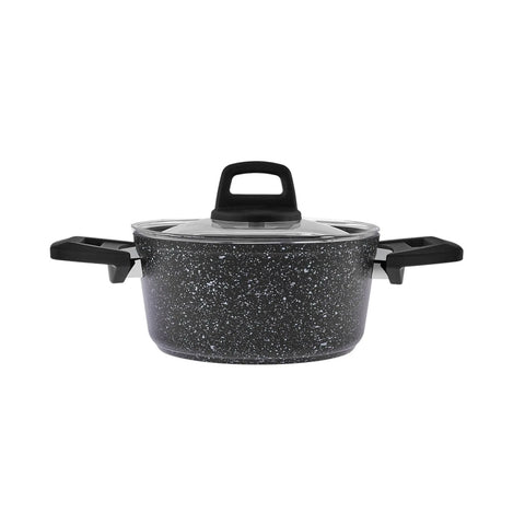 Batterie de cuisine Karaca Biogranit Eliz, 10 pièces, noir