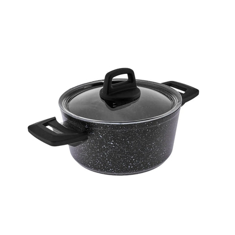 Batterie de cuisine Karaca Biogranit Eliz, 10 pièces, noir