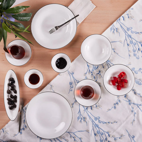 Service Petit Déjeuner Karaca Fine Pearl New Fame pour 6 personnes, 26 pièces