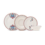 Service de table en porcelaine Karaca Nakkas pour 6 personnes, 24 pièces