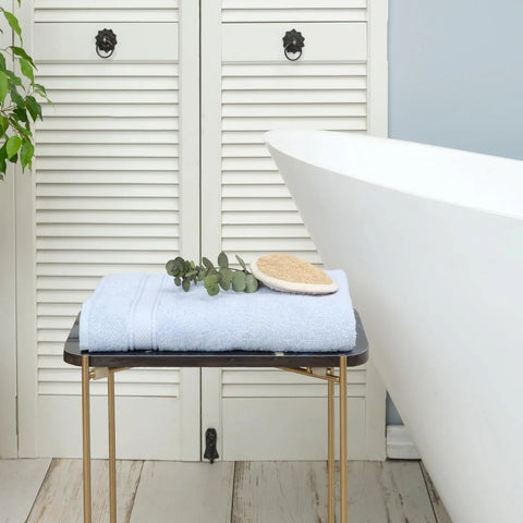 Serviette de bain Karaca Home Daily Soft 100% coton, 70x140 cm, ice blue