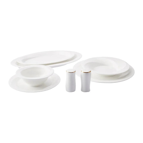 Service de table Karaca x Sarıyer Design Vortex Fine Pearl pour 6 personnes, 28 pièces