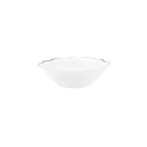 Service de table Karaca Daisy Gold Wave Shape pour 6 personnes avec plat de présentation, 27 pièces 