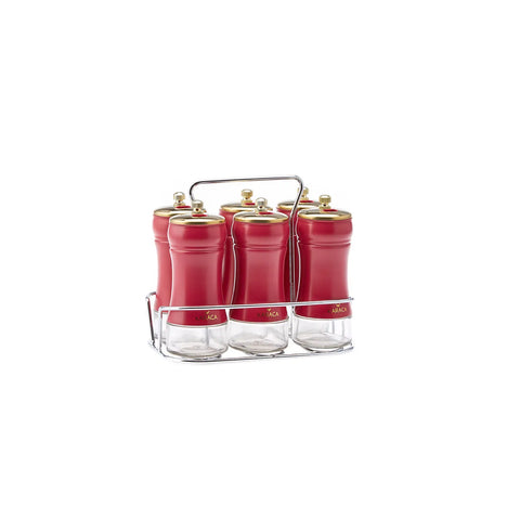 Pots à épices Karaca Gold Berry, 7 pièces