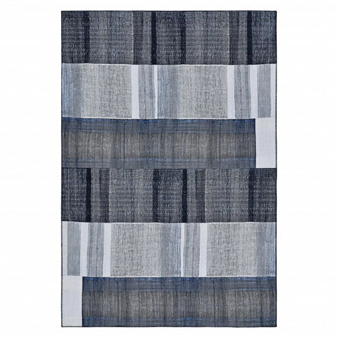 Tapis Kasmır Halı Décoratif Art Trend, Profond Bleu 80X150