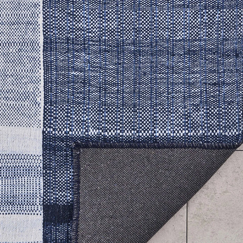 Tapis Kasmır Halı Décoratif Art Trend, Profond Bleu 80X150