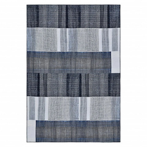 Tapis Kaşmir Halı Décoratif Art Trend Profond Bleu 180X280