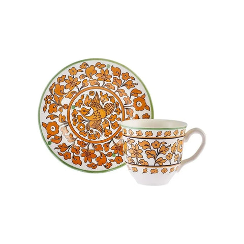 Tasses à thé Karaca gamme Paye Selcuklu pour 2 personnes 