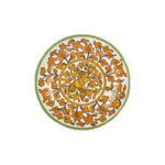Assiette à dessert Karaca gamme Paye Selcuklu, 21 cm, jaune