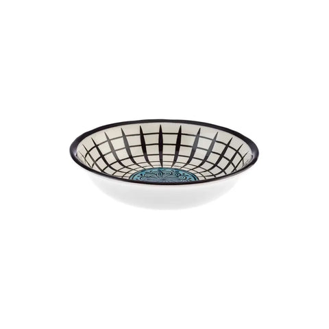 Coupelle à gâteaux apéritifs Karaca gamme Paye Selcuklu, 14 cm, bleu