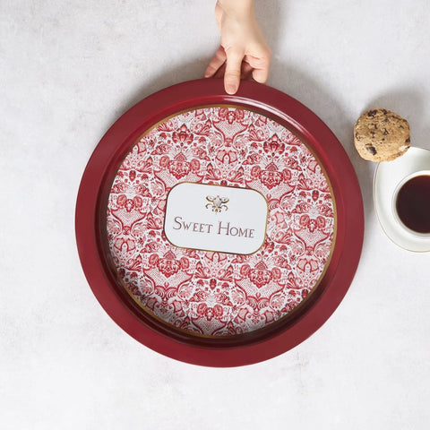 KARACA WHITNEY KIRMIZI 31 CM METAL YUVAR