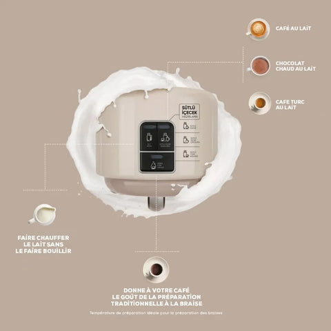 Machine à café Karaca Hatır Mod pour latte turc, 1 000 W