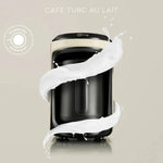 Machine à moka Karaca Hatır Hüps pour moka turc au lait, couleur sable